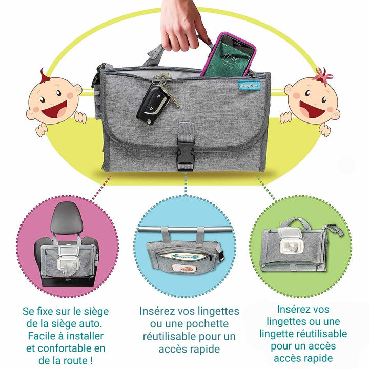 Sac à langer transformable en matelas bébé